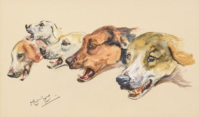 Lot 511 - Michael Lyne (1912-1989) "Sheet of Foxhound...