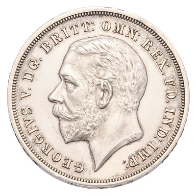 Lot 125 - George V, Proof Crown 1935, raised edge...