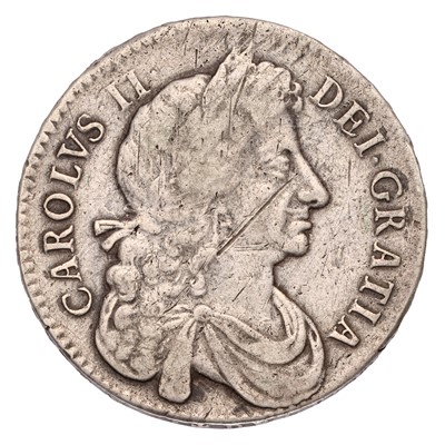 Lot 58 - Charles II, Halfcrown 1682, T.QVARTO (Bull 493,...