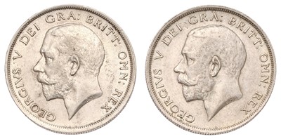 Lot 129 - 2x George V, halfcrowns 1914 and 1915 (both...