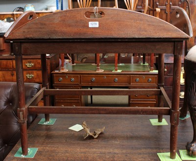 Lot 1278 - A Mahogany Drop Leaf Butlers Tray On Stand,...