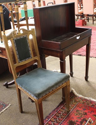 Lot 1280 - A Mahogany Side Table, composed from two...