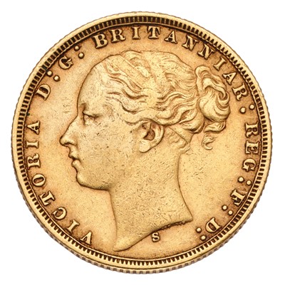 Lot 200 - Victoria, Sovereign 1876S, Sydney Mint, St....