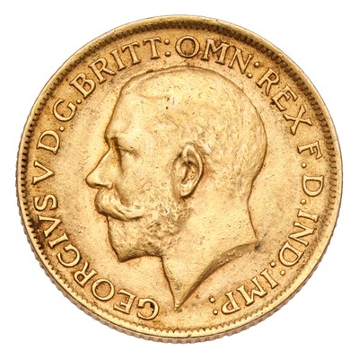 Lot 230 - George V, Sovereign 1914; very minor edge...