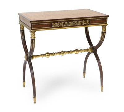 Lot 822 - A French Ormolu-Mounted, Mahogany, Amaranth,...