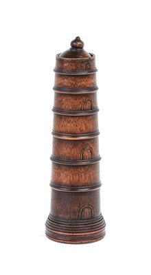 Lot 240 - A Treen Penner, late 18th/early 19th century,...