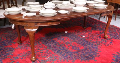 Lot 1429 - A Victorian Mahogany Wind Out Dining Table,...