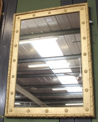 Lot 1443 - A Gilt Framed Rectangular Wall Mirror, with...