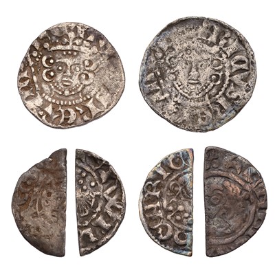 Lot 21 - Small Assortment of Hammered Coins, comprising;...