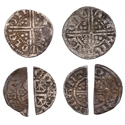 Lot 21 - Small Assortment of Hammered Coins, comprising;...