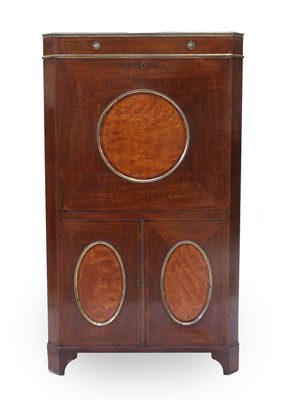 Lot 777 - A George III Mahogany, Tulipwood-Banded,...