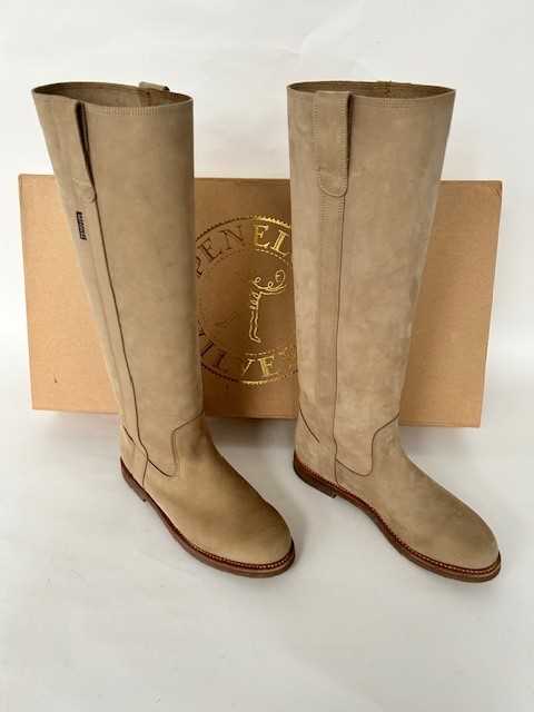 Lot 1014 - Pair of Penelope Chilvers Long Suede Boots in...