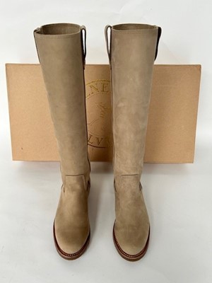 Lot 1014 - Pair of Penelope Chilvers Long Suede Boots in...