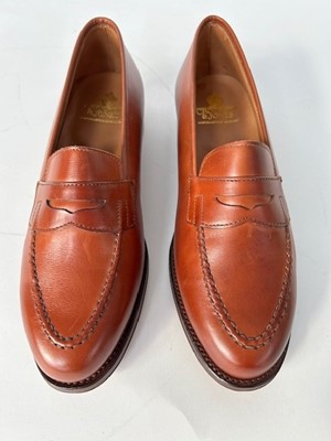 Lot 1018 - Two Pairs of Crockett & Jones Chestnut Brown...