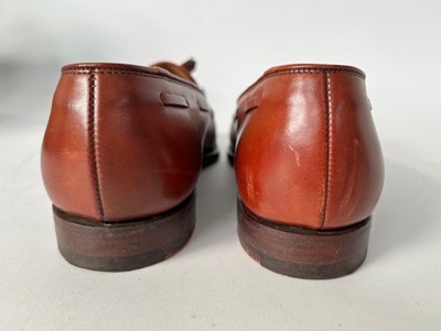 Lot 1018 - Two Pairs of Crockett & Jones Chestnut Brown...