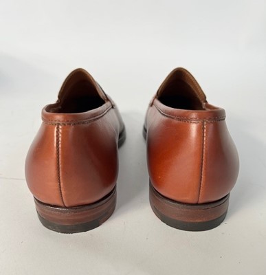 Lot 1018 - Two Pairs of Crockett & Jones Chestnut Brown...