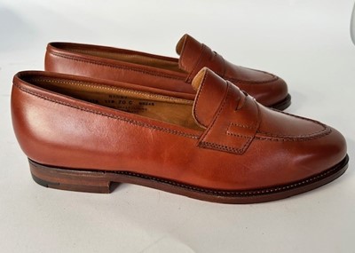 Lot 1018 - Two Pairs of Crockett & Jones Chestnut Brown...