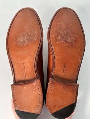 Lot 1018 - Two Pairs of Crockett & Jones Chestnut Brown...