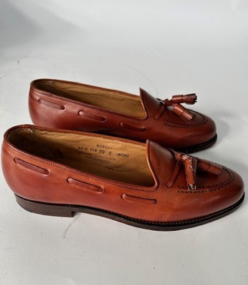 Lot 1018 - Two Pairs of Crockett & Jones Chestnut Brown...