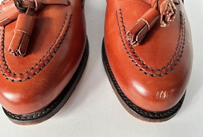 Lot 1018 - Two Pairs of Crockett & Jones Chestnut Brown...