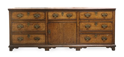 Lot 706 - A George II Oak and Mahogany-Crossbanded...