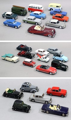 Lot 444 - Various 1:43 Scale White Metal Models