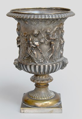 Lot 11 - A Silver Plate Vase, 20th Century, inspired by...