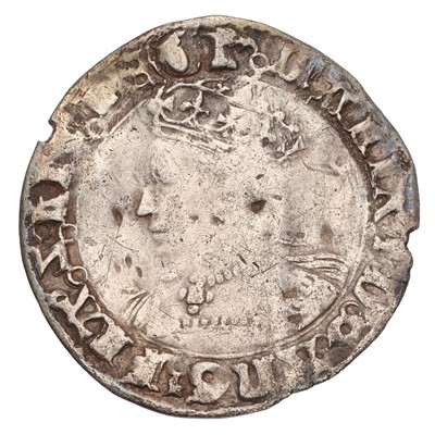 Lot 37 - Mary, Groat, 1.93g, mm. pomegranate on one...