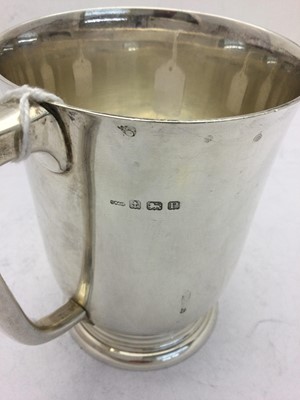 Lot 2106 - A Pair of George VI Silver Mugs
