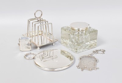 Lot 104 - A Collection of Assorted Silver, including a...