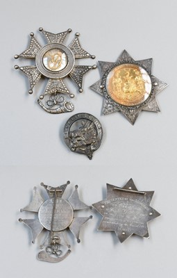 Lot 84 - Three Various Silver Medals or Brooches,...