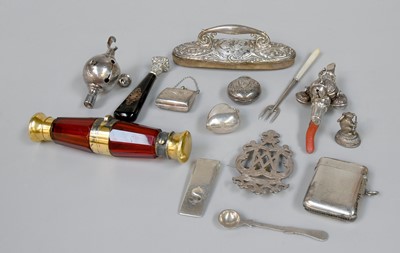 Lot 63 - A Collection of Assorted Silver and Objects of...