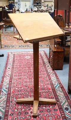 Lot 1450 - A Yorkshire School Light Oak Lectern