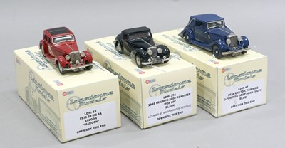 Lot 380 - Lansdowne Models Three 1:43 Scale Models