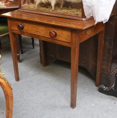 Lot 1462 - A 19th Century Elm and Oak Side Table, with...