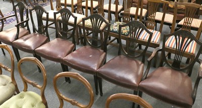 Lot 1422 - A Set of Six Mahogany Hepple White Style...