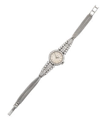 Lot 2300 - A Lady's Diamond Set Wristwatch, signed Vertex,...