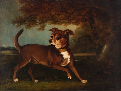 Lot 1050 - Henry Bernard Chalon (1770-1849) Dog in a...