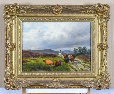 Lot 579 - Joseph Dixon Clark (1849-1944) Highland scene...