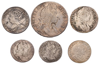 Lot 63 - William III, Halfcrown 1697 NONO, Chester Mint...