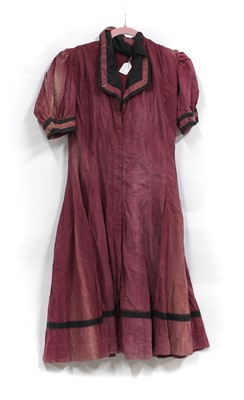 Lot 2168 - Three Edwardian Two Piece Cotton Bathing Suits,...