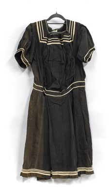 Lot 2168 - Three Edwardian Two Piece Cotton Bathing Suits,...