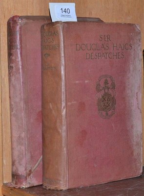 Lot 140 - Boraston (J.H.), Sir Douglas Haig's Despatches, Dec 1915 - April 1919, 1919, 2 vols. including...
