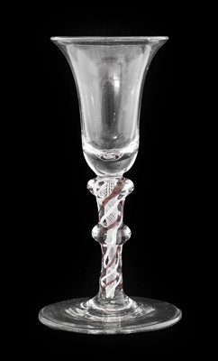 Lot 522 - A Wine Glass, circa 1750, the semi-fluted ogee...