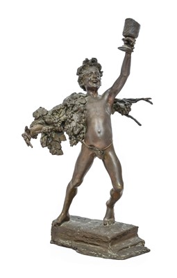 Lot 616 - After the Antique: A Bronze Figure of Bacchus,...