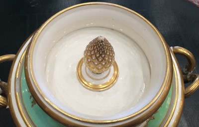 Lot 548 - An English Porcelain Fruit Cooler and Cover,...
