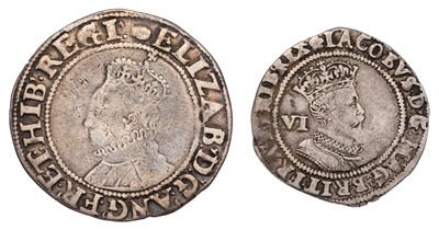 Lot 38 - Elizabeth I, Shilling, sixth issue, 5.72g, mm....