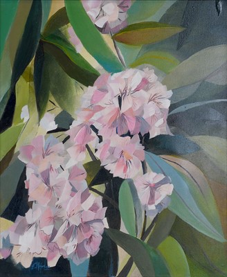 Lot 1096 - British School (Contemporary) Rhododendron...