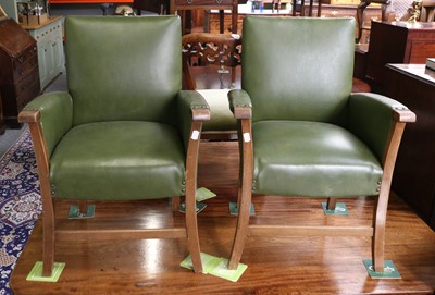 Lot 1495 - A Pair of Upholstered Childs Armchairs, mid...