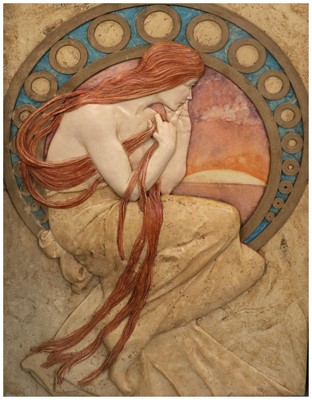 Lot 433 - After Alphonse Mucha (1869-1939), The Four...